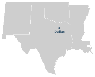 Dallas, Texas map