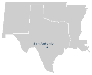 San Antonio, Texas map